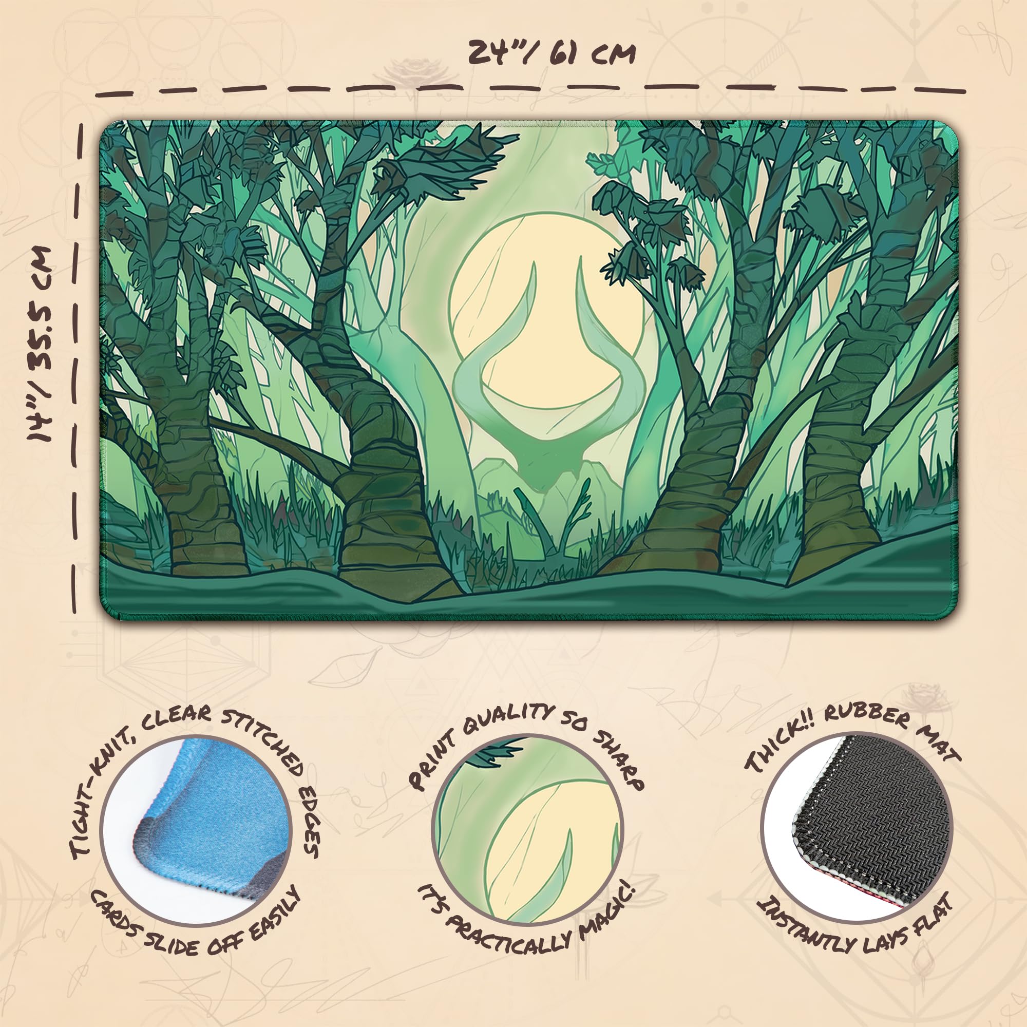 サプライ・アクセサリ・グッズ Dominaria United Stained Glass Playmat Ultra Pro Playmat: Dominaria United - Stained Glass Land