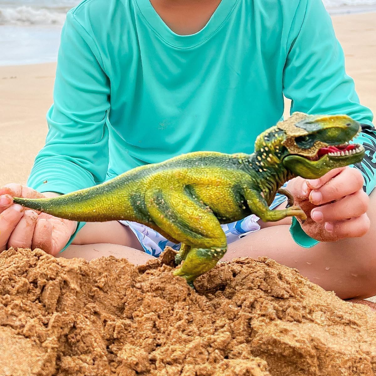 schleich DINOSAURS | Tyrannosaurus Rex 14525 | realistyczny dinozaur z ruchomą szczęką | idealny prezent dla dziewczynek i chłopców | zabawka dinozaur schleich od 3 lat | 28 x 10 x 14 cm