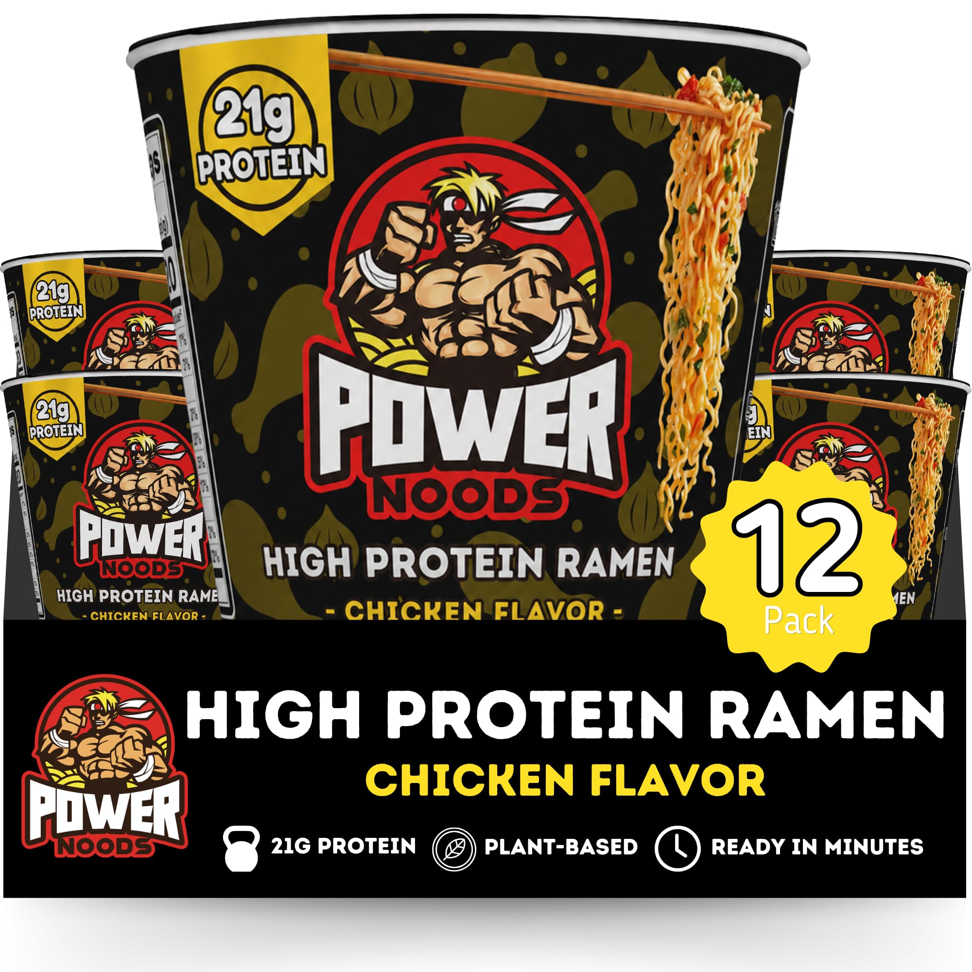 Power Noods High Protein Ramen Cups