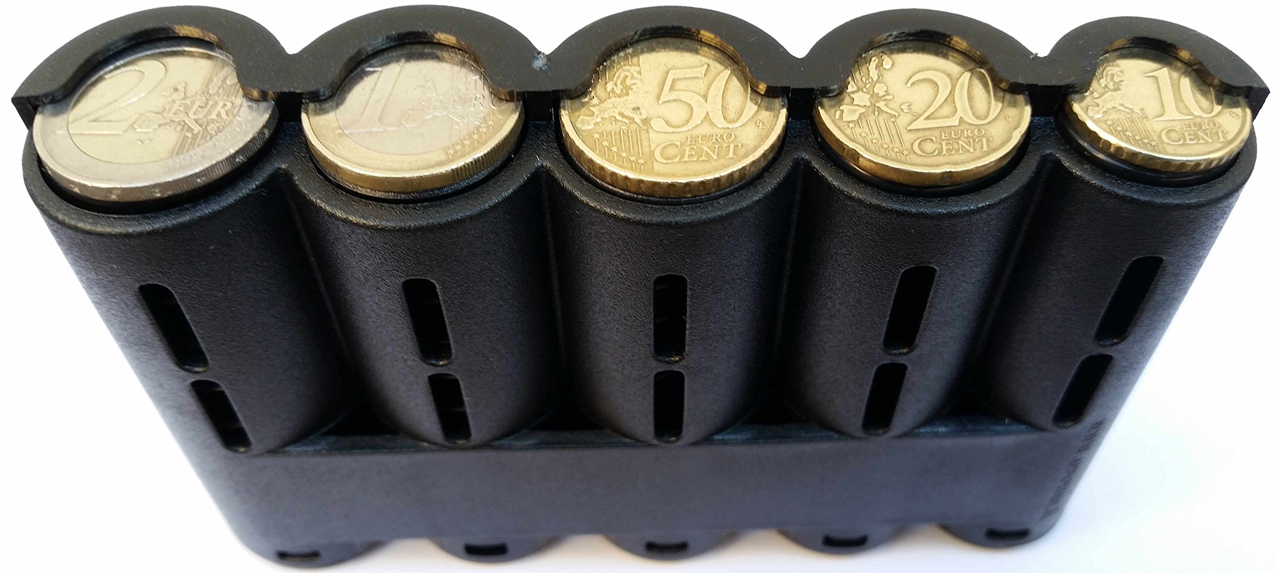 CLAIREFONCET Coin Dispenser of The 5 Main Euro Coins, Coin Sorter Belt