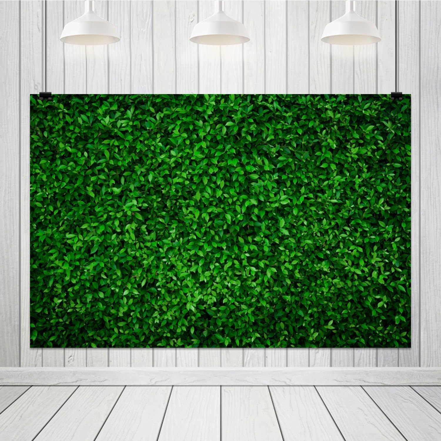 Greenery Backdrop 10x8ft - Green Leaves Photography Background For Wedding & Party Decorations
