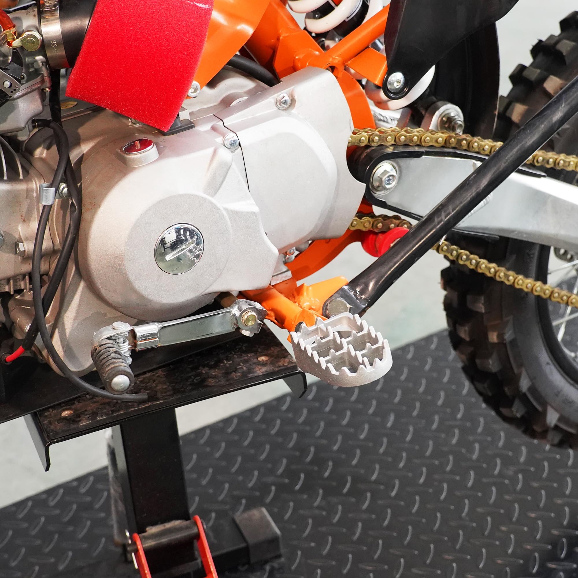 XLJOY Aluminum Footrests For PW50 PW80 TW200 TTR90 Dirt Bike - View #2