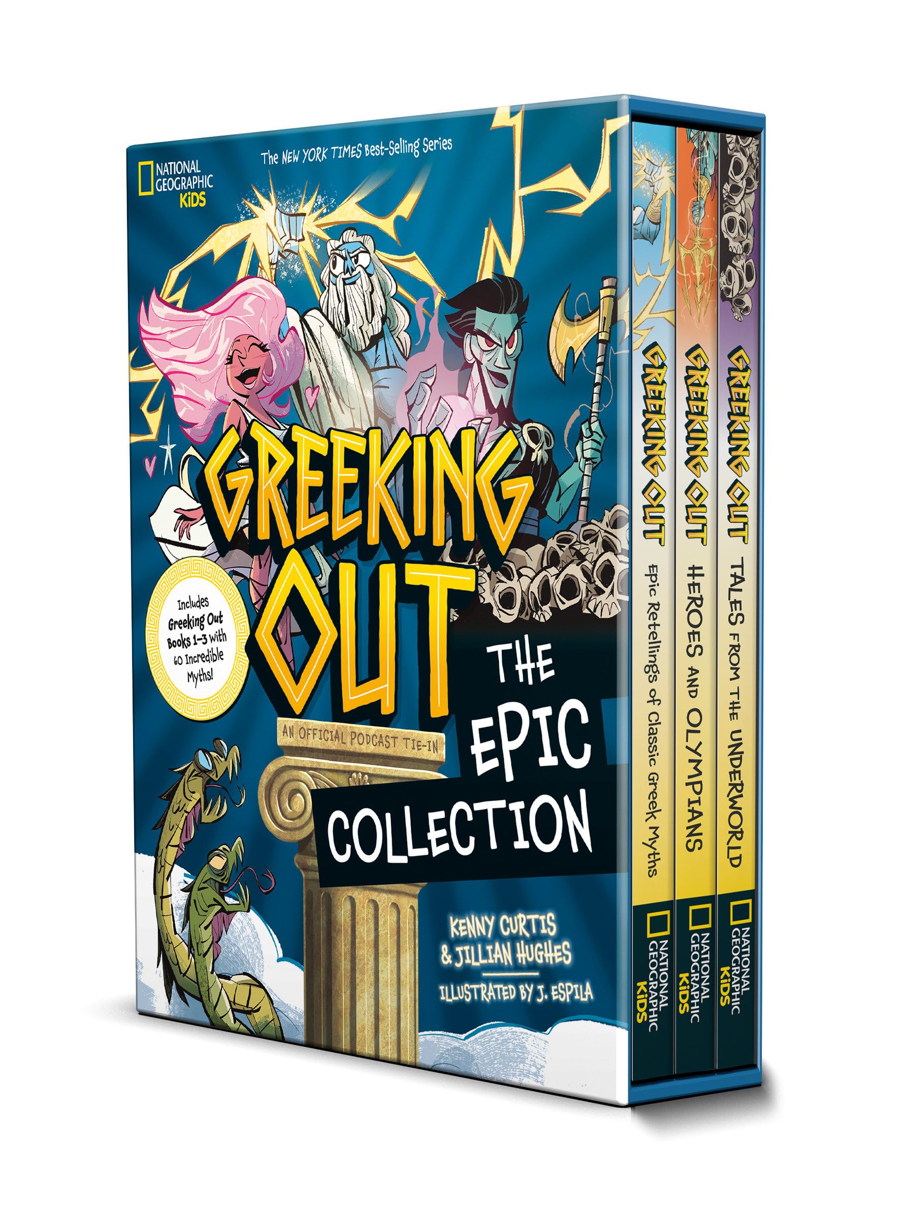 Greeking Out: The Epic Collection (Volumes 1-3, Boxed Set): Greeking Out; Greeking Out: Heroes and Olympians; Greeking Out: Tales from the Underworld