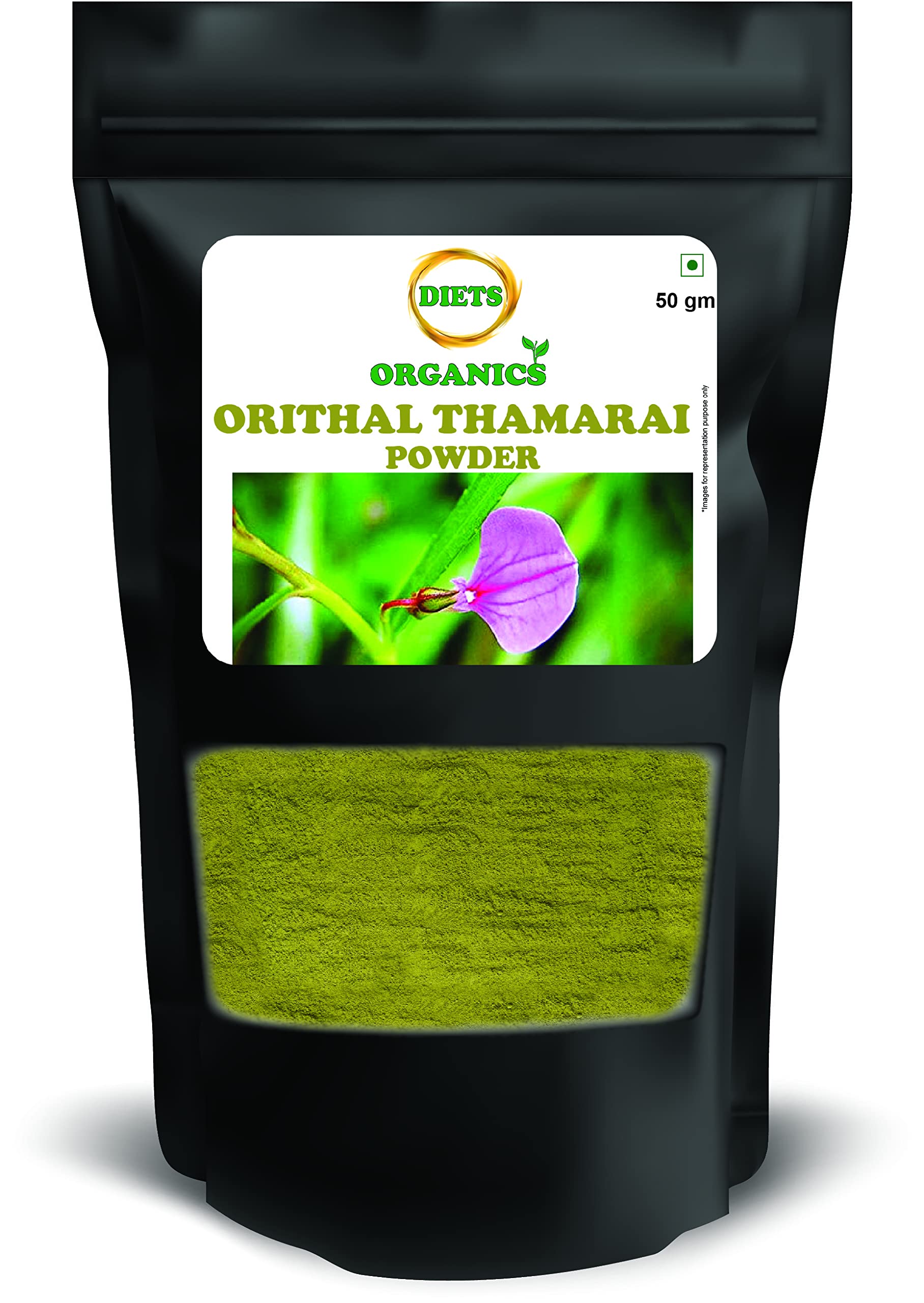 DIETS ORGANICS Orithal Thamarai Powder | Spade Flower powder -50Gms (B0B6GN1P4T) Amazon Price History, Amazon Price Tracker