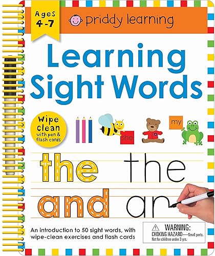 Wipe Clean: Learning Sight Words: Includes a Wipe-Clean Pen and Flash Cards! (Wipe Clean Learning Books)