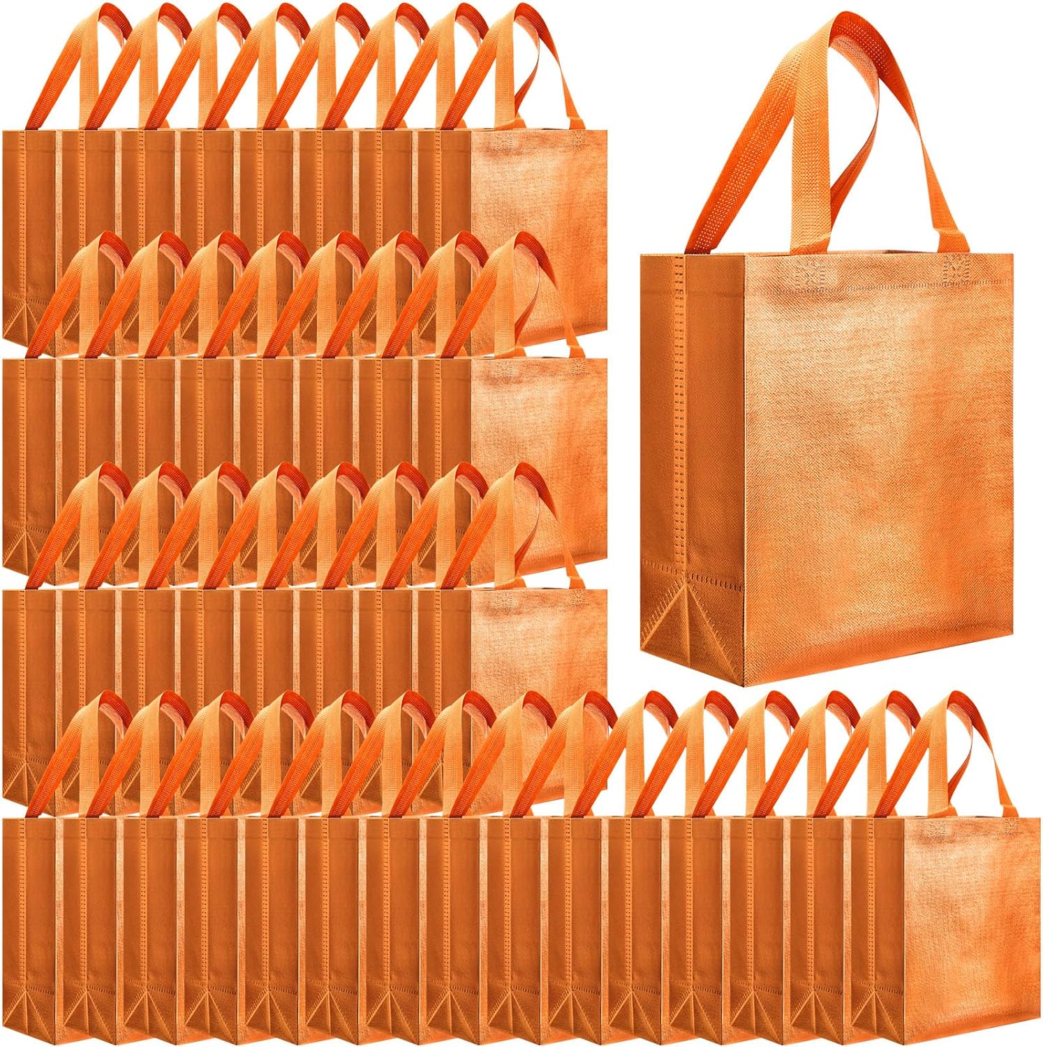 Eccliy 80 Pieces Gift Bags Set Glossy Reusable Tote Bags