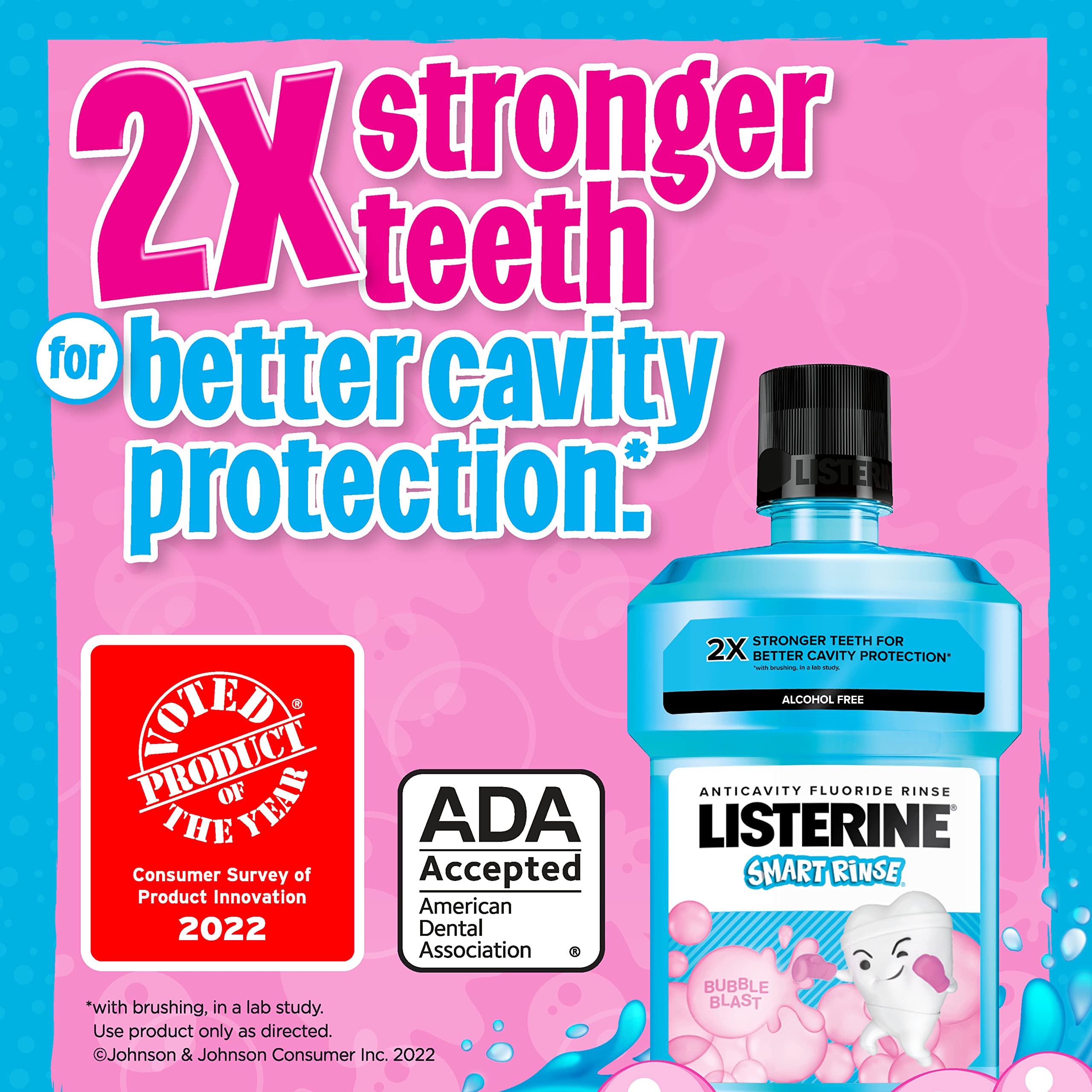 Buy Listerine Smart Rinse Kids AlcoholFree Anticavity Sodium Fluoride