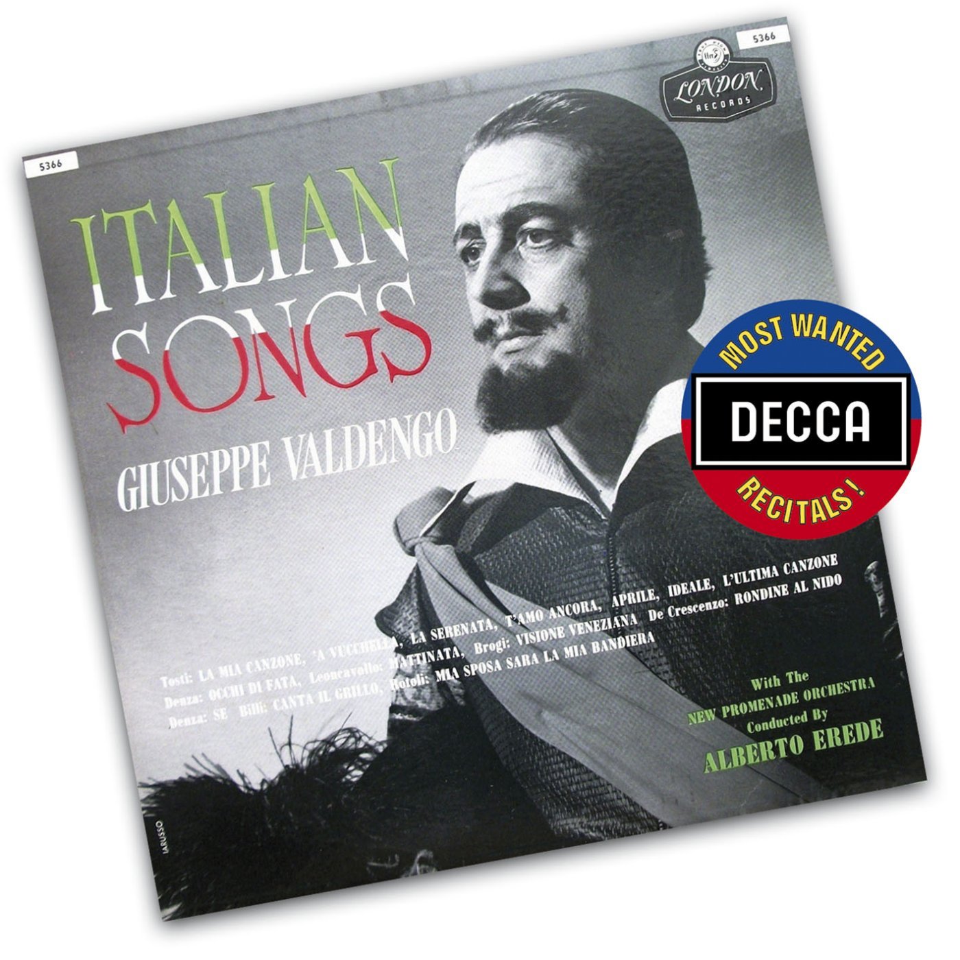 Giuseppe Valdengo - Italian Songs (Decca Most Wanted Recitals)