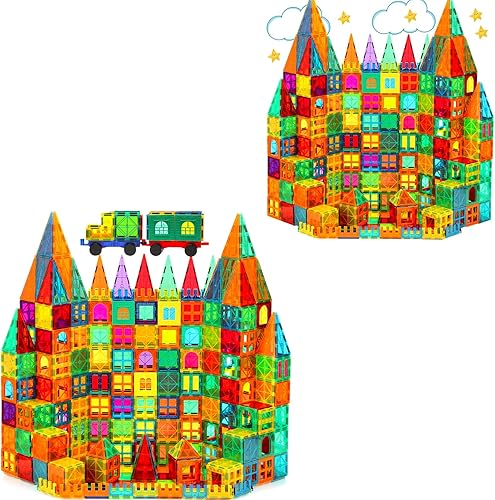 Azulejos mangéticos, 100 piezas (2 coches) y 100 piezas (sin coche)