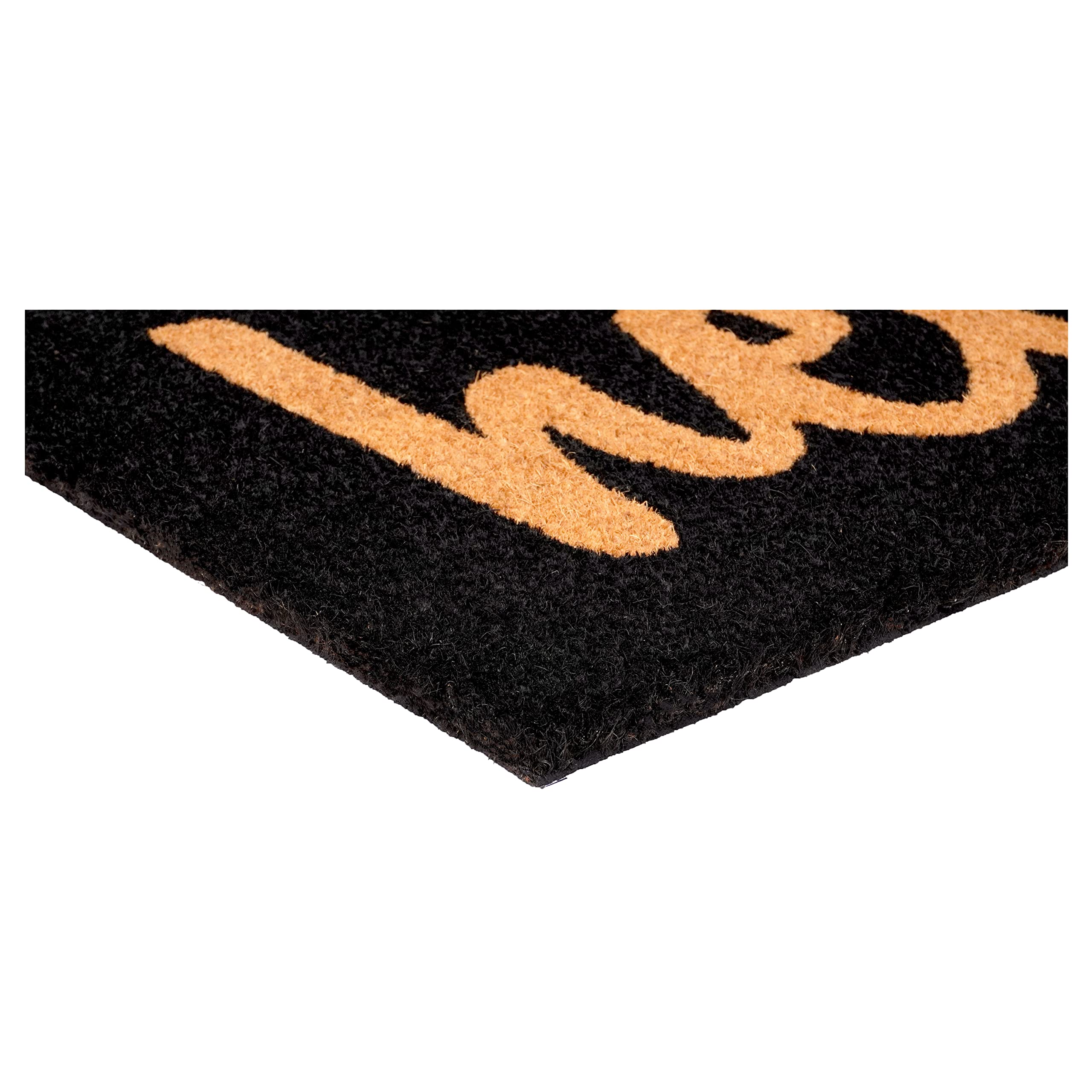 Calloway Mills - Felpudo (negro/natural, 30 x 48 pulgadas)