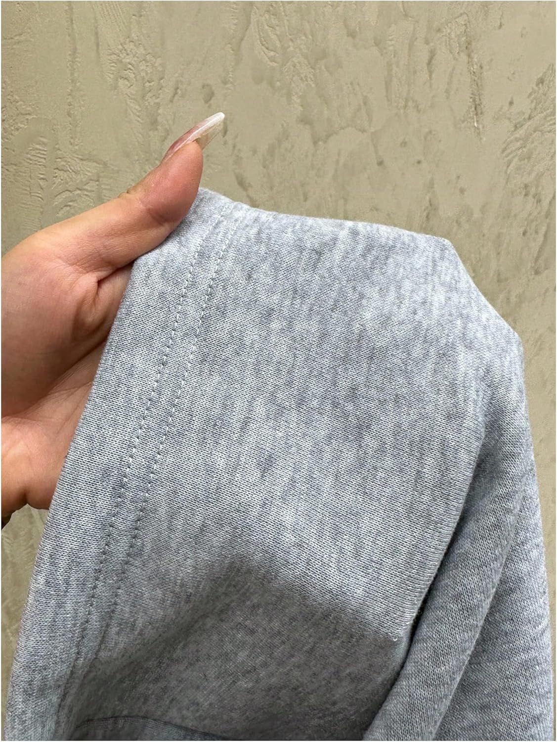 MakeMeChic Women's Wide Leg Sweatpants Drawstring Elastic Waist Baggy Athletic Sweat Pants - Image 4