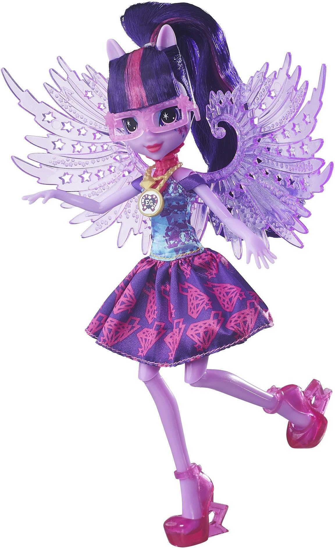 My Little Pony EG Legend of Everfree Crystal Wings Twilight Sparkle Doll