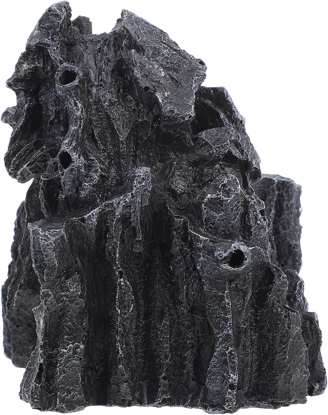 IMIKEYA Resin Reptile Hideout Cave Lizard Hiding Cottage and Snake Tank Accessories, Decorative Habitat Decor for Bearded Dragon, Gecko, and Amphibian Terrariums
