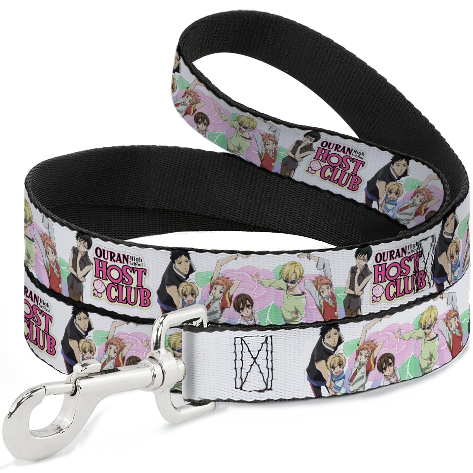 Laisse pour chien Ouran High School Crunchyroll logo blanc 1,2m