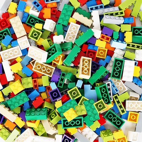 Miniatura 7 de Bloques de construcción clásicos de 399 piezas de bloques de construcción de alto volumen y 2 piezas de placa base, juego de caja de bloques de