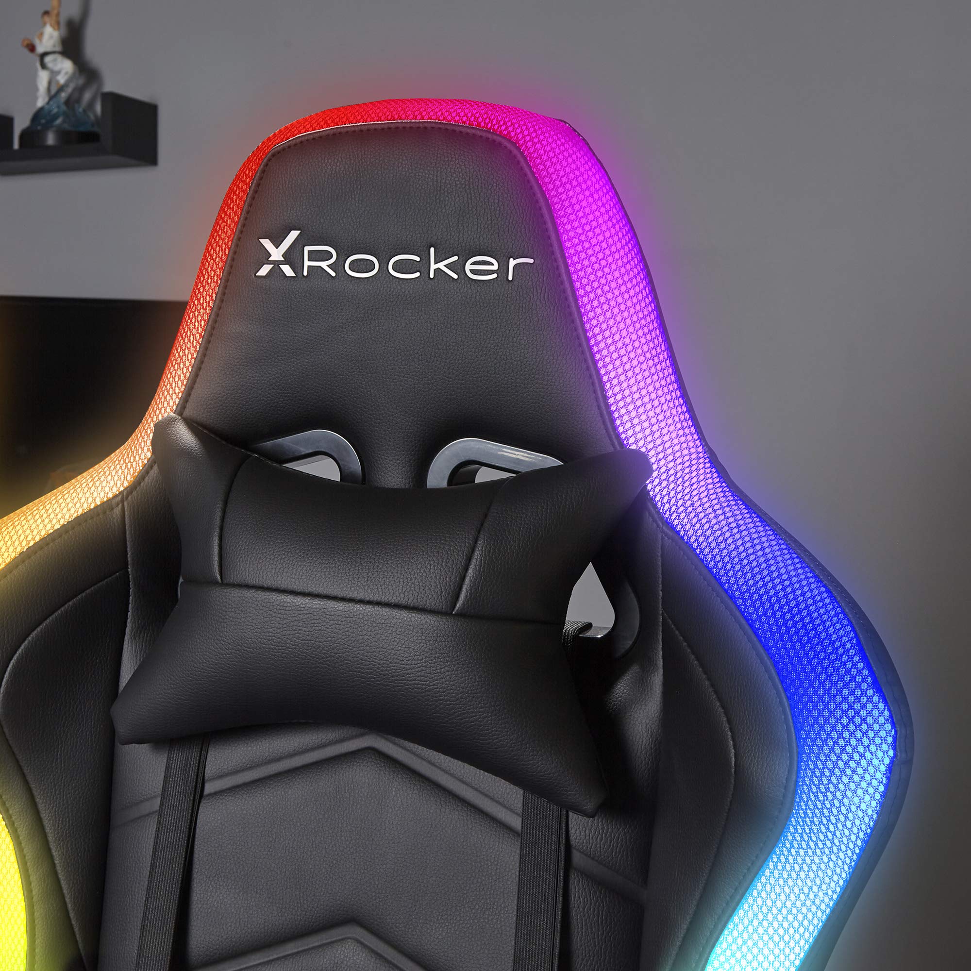 Buy X Rocker Bravo RGB PC Gaming Chair with Neo Motion LED Lighting, Ergonomic High Back Office