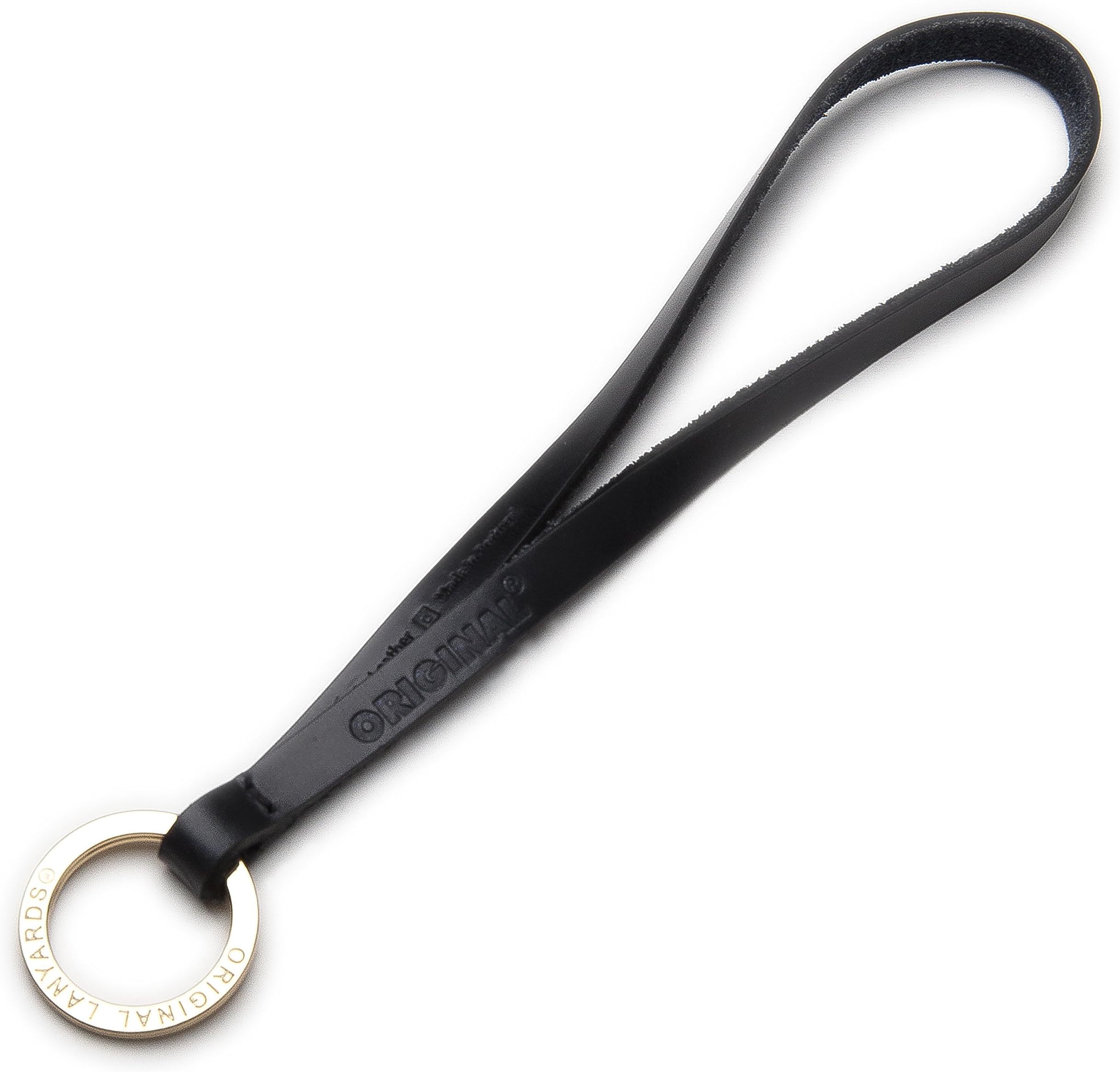 Original Lanyards® Triple X Lanyard Key Chain Made of Genuine Leather in Short or Long Version – (Made in Portugal)
