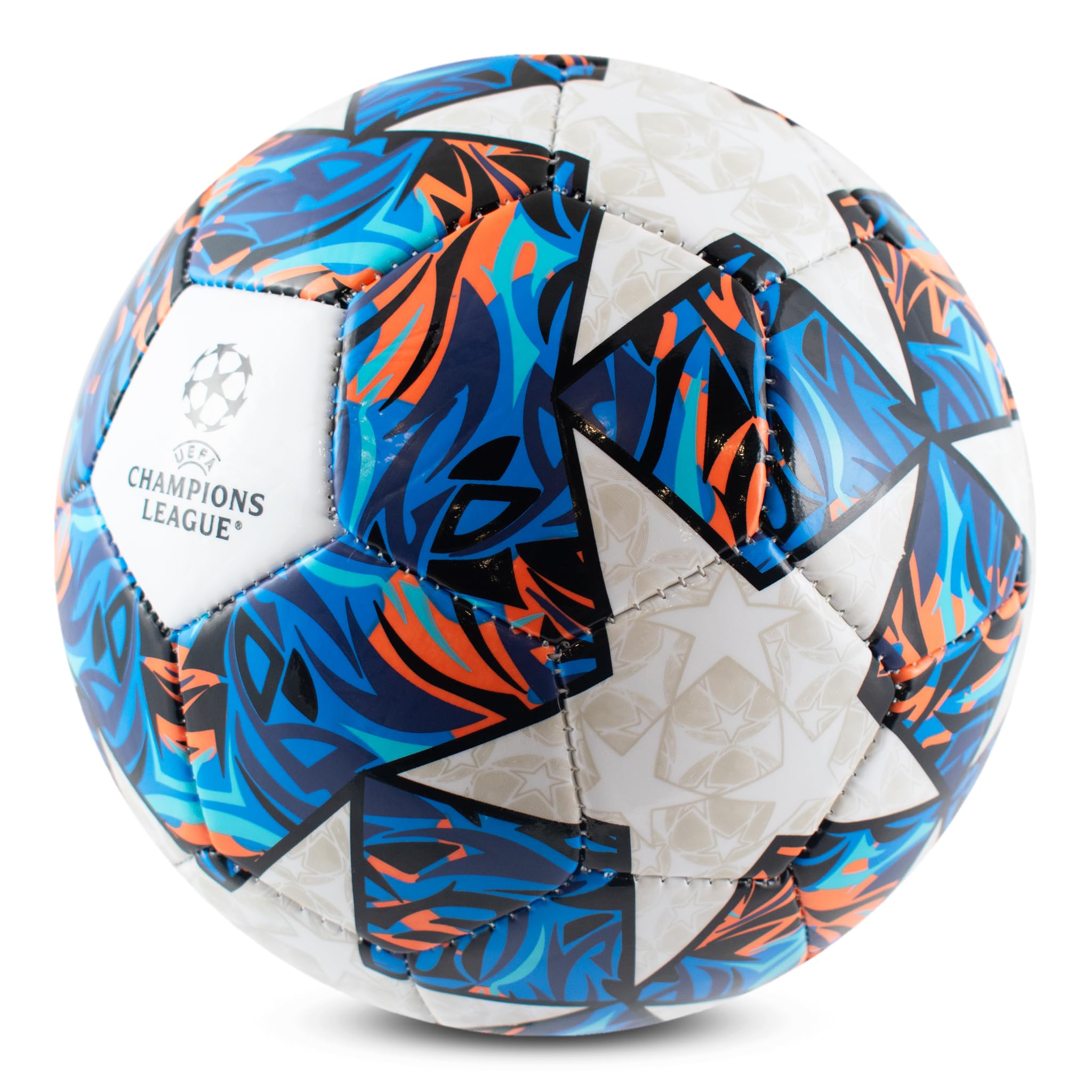 Hy-Pro UEFA Champions League Football, Size 5, Officially Licensed, Training, Match, Merchandise, Collectible For Kids and Adults, Great Football Gift Idea