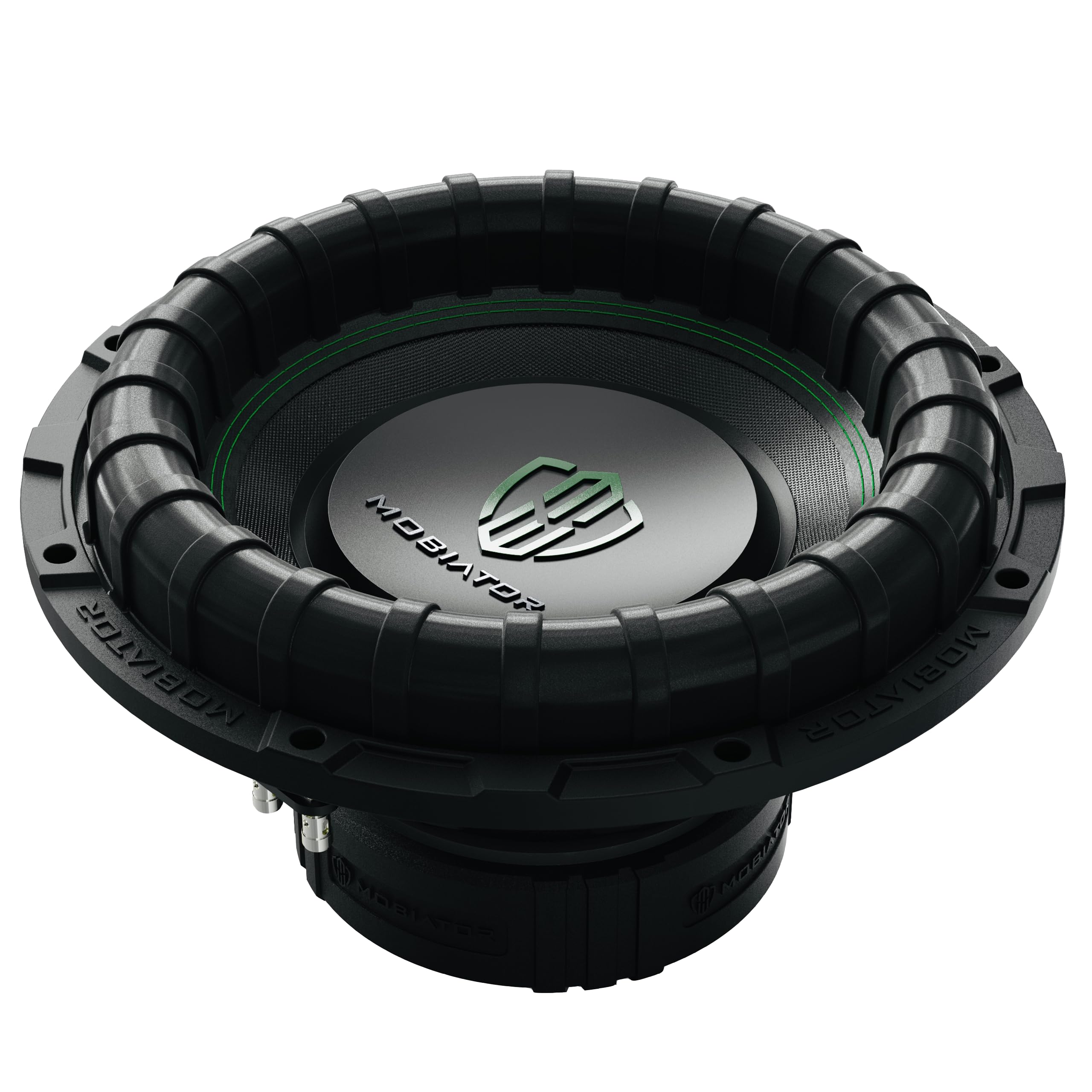 12 1600W MAX Power Dual Voice Coil 4 Ohm Car Subwoofer, Easy to Install, Black-S224 (MB-S224)