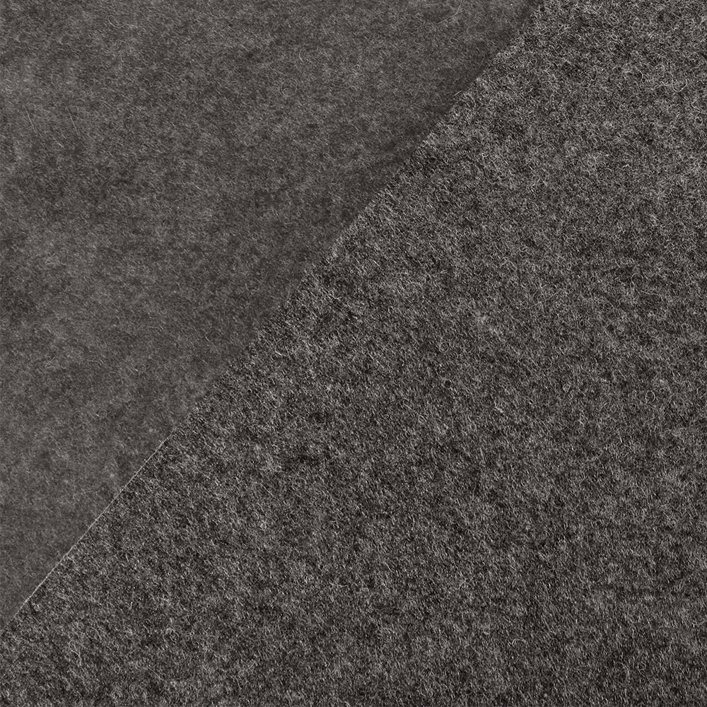 Oscar and Ivy Wool Blend Craft Felt Fabric 1/2 Metre 50cm x 90cm (Marl SOOT)