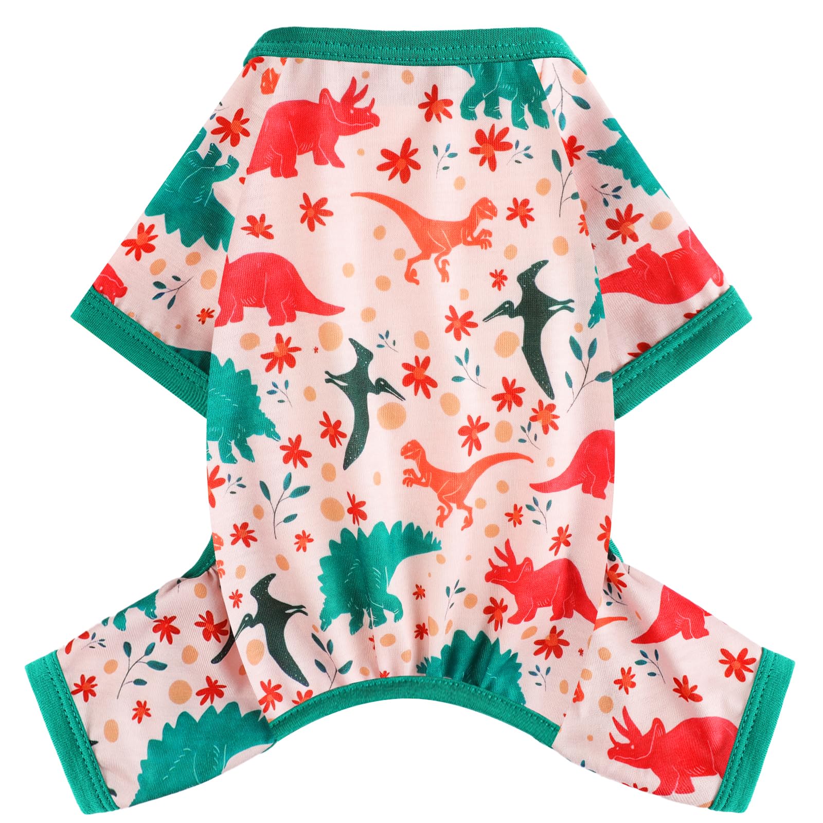 Dog Pajamas Small Sized Dogs Stretchable Summer Dog Clothes Pjs 4 Legs Girl Boy Cute Soft Puppy Outfits Doggie Cat Jammies Jumpsuit Sleeper for Pet,