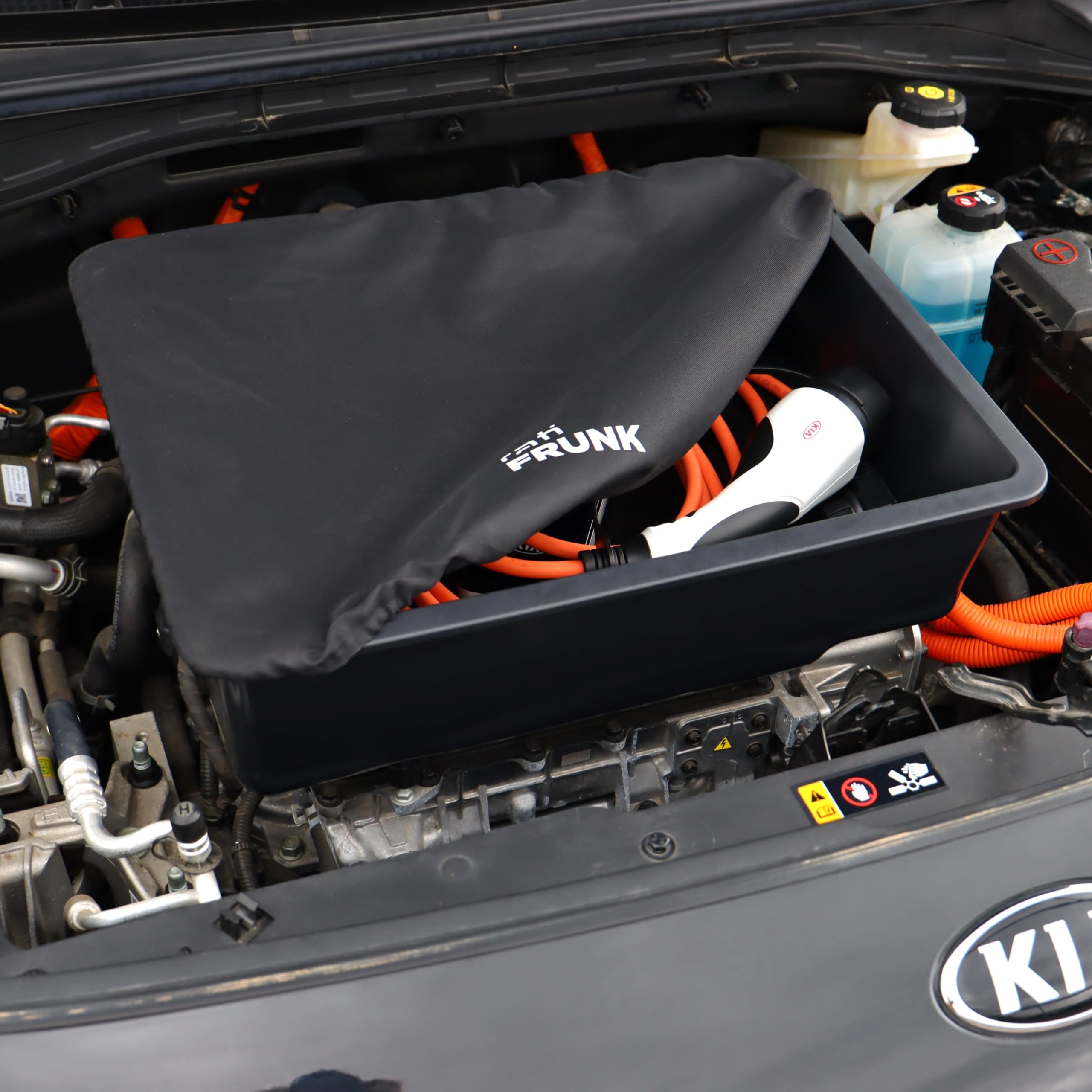 rati Frunk I Convient pour Hyundai KONA Electric 2018-2023 / KIA E-Soul 2020- I Coffre Avant à moderniser avec Support et Capuchon de Protection élastique