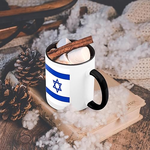 Miniatura 6 de 3dRose Bandera israelí - Azul y blanco con estrella magen david - Estado judío de... - Tazas (mug_151420_9)