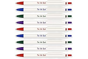 Personalized Custom Printed Bulk Pens: 100 Excel Classic Click Retractable Pens in...