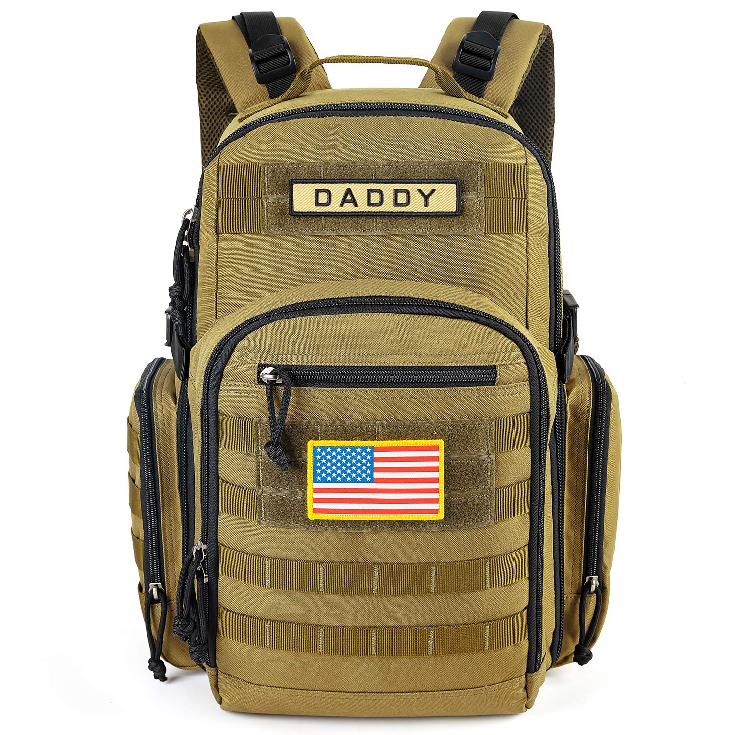 espidoo Diaper Bag Backpack for Dad, Military Tactical