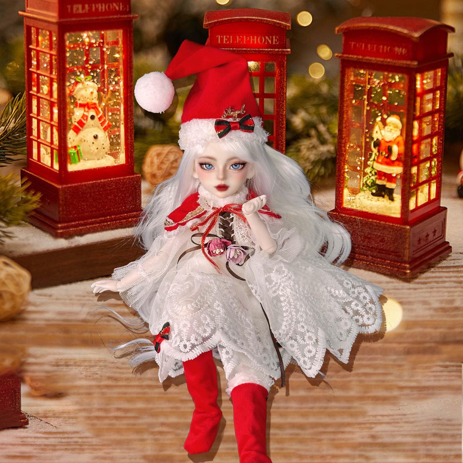 1/6 BJD Poupée Jolie 30cm Fille Poupée Avec Chaussures Habillées Mise À