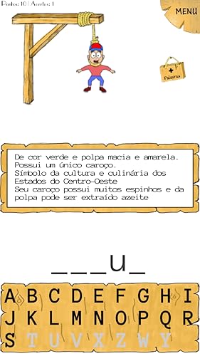 Jogo da Forca - Frutas