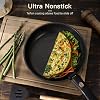 Juego de 21 piezas de ollas y sartenes Astercook antiadherentes, set de utensilios de cocina de cerámica con mango desmontable, juego de cocina para RV con mangos removibles, apto para horno, apto para inducción, apilable, negro, regalo del Día del Padre para hombres 5