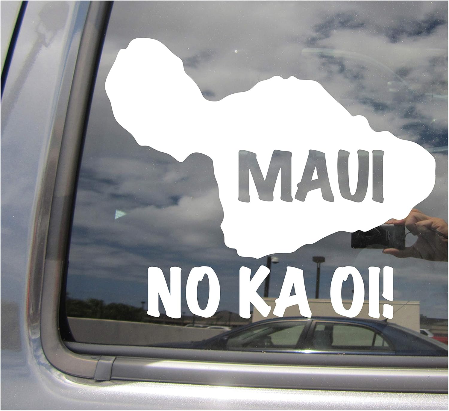 - Maui No Ka Oi! - Number One 1 Hawaiian Island Kahului Lahaina Kapalua Wailuku Kaanapali - Cars Trucks Moped Helmet Hard Hat Auto Automotive Craft Laptop Vinyl Decal Store Window Wall Sticker 05073