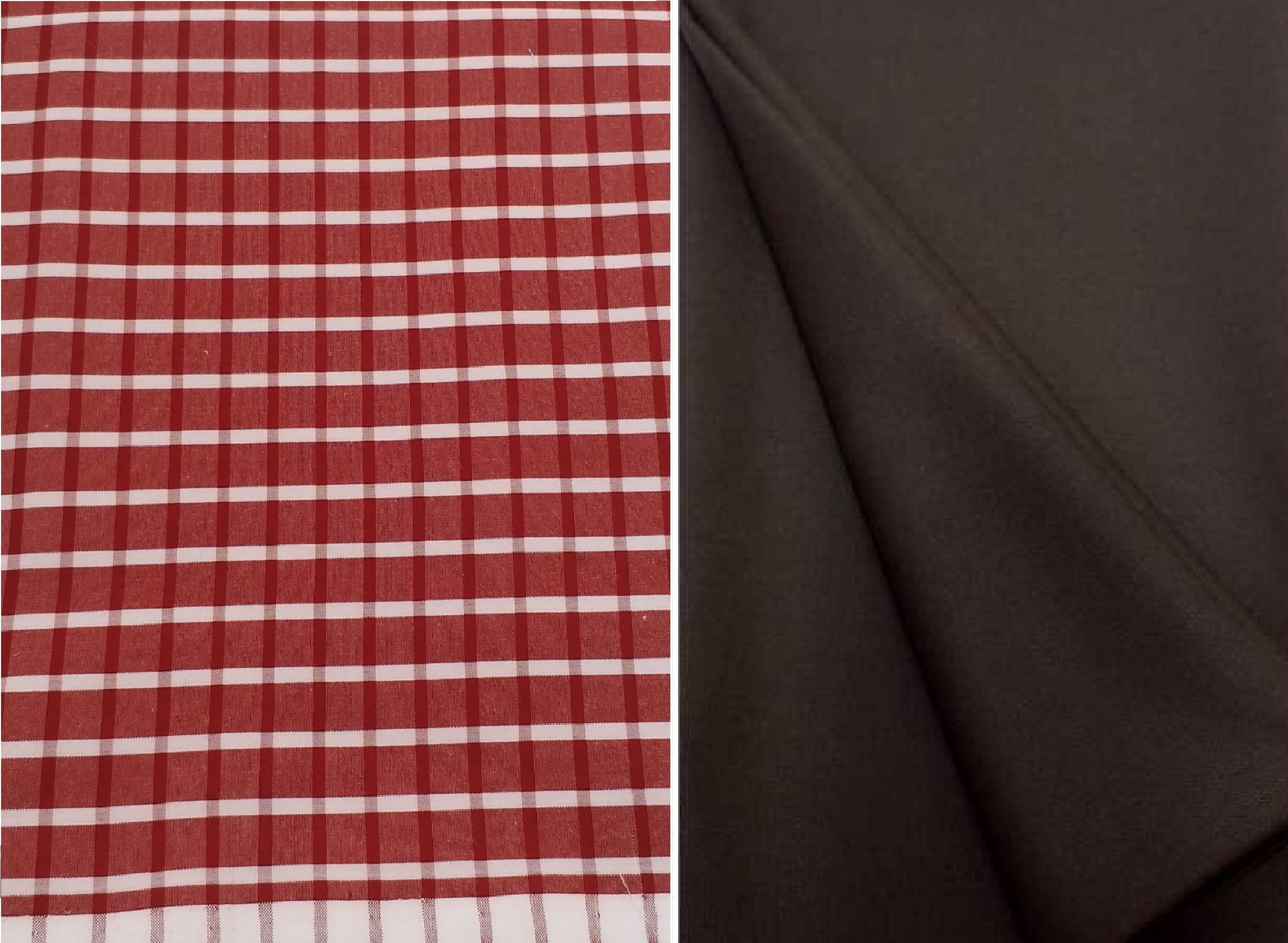 Pri & Su CottLinns Combo of Cotton Checkered Shirt 500020 & Trouser 90025-picture-47