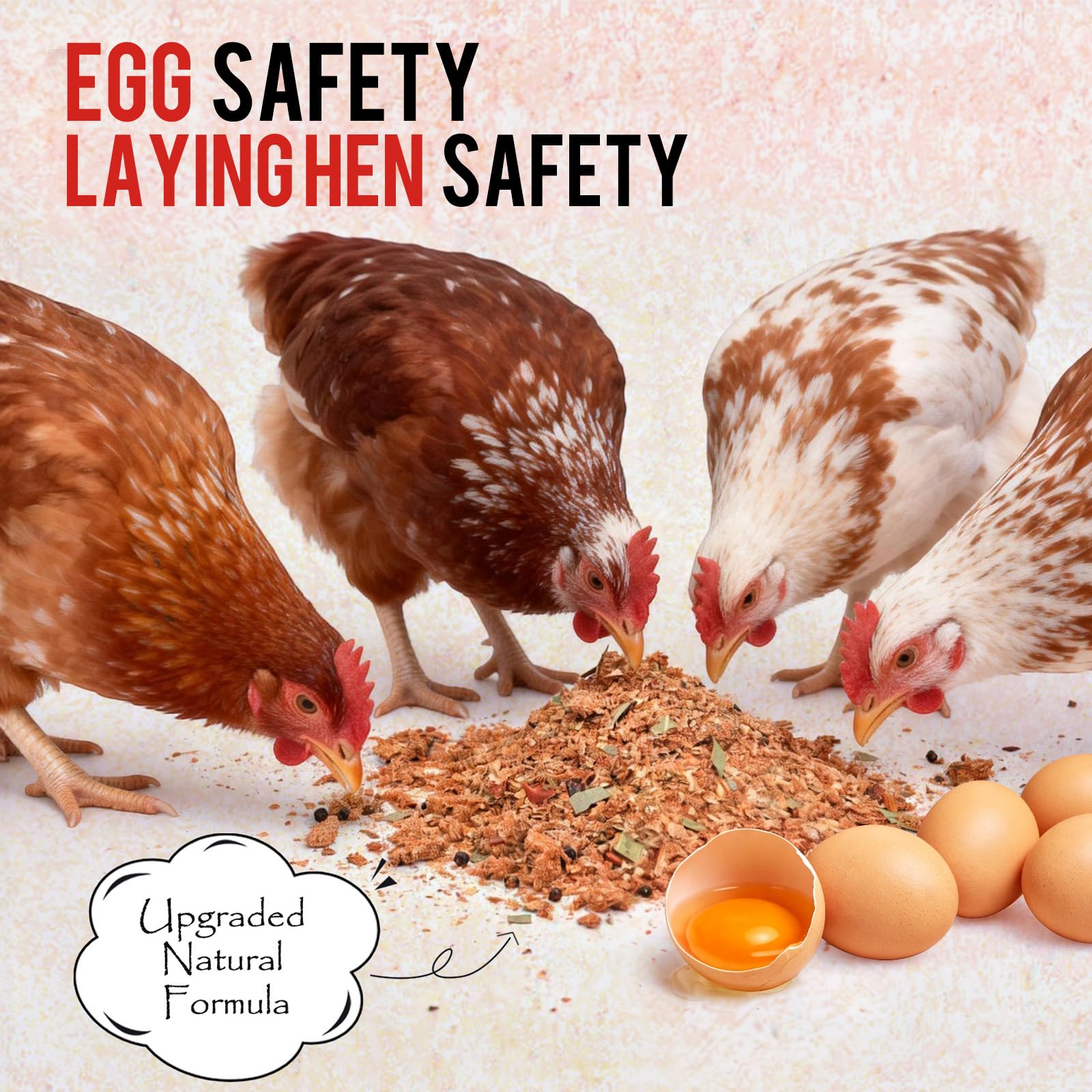 Naturals Armor Chicken Dewormer Powder, Chili Mix Wormer for Flock Poultry
