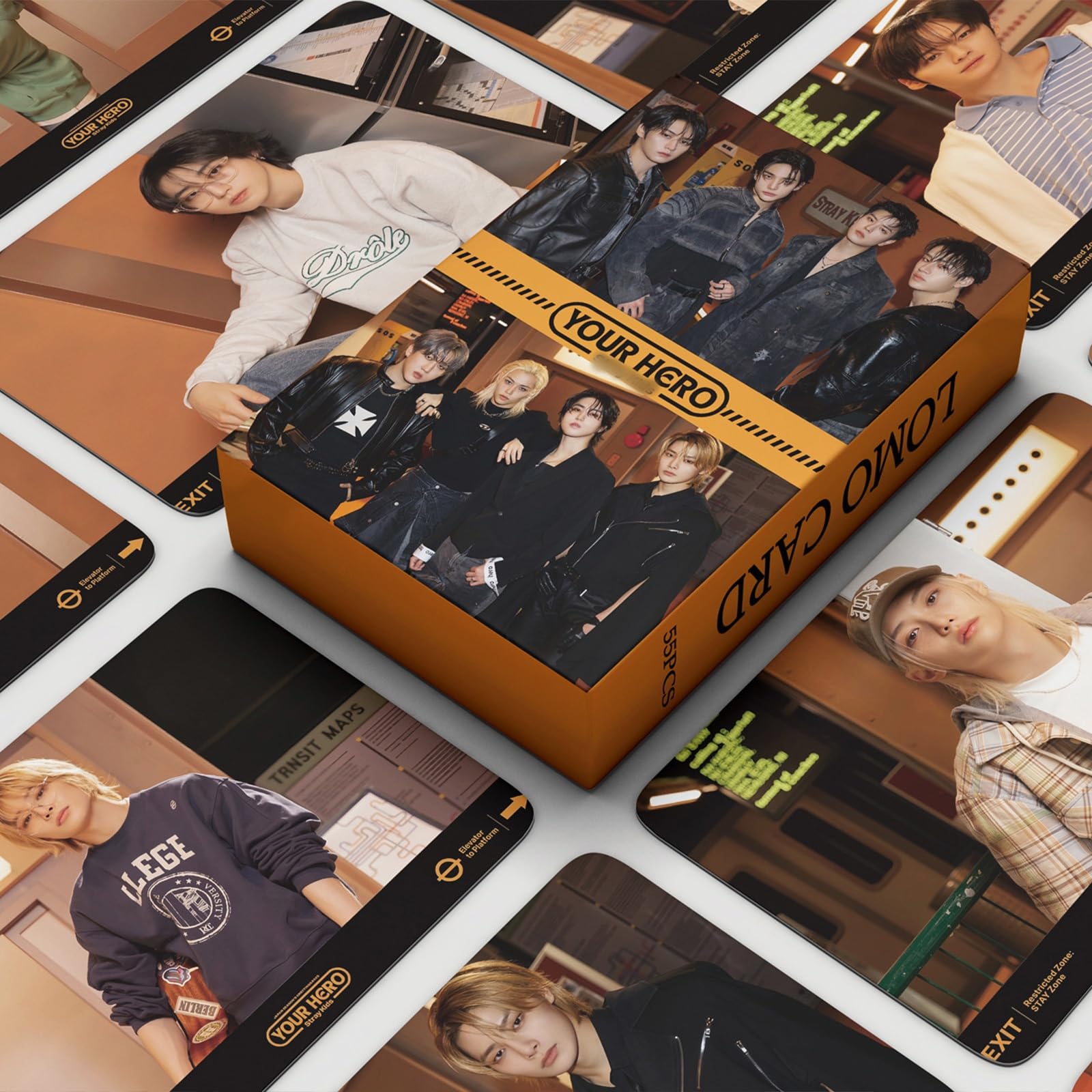 Your Hero Photocards 55 peças Stray Kids Photocards Stray Kids