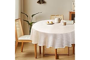 Redefine Rustic Charm with Round Table Cloths in 60 Inch Linen