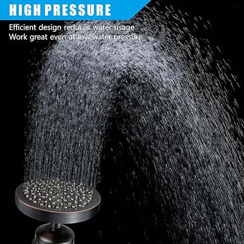 Miniatura 6 de Cabezal de ducha filtrado, juego de filtros de cabezal de ducha de lluvia de alta presión para agua dura, elimina el cloro y las sustancias nocivas