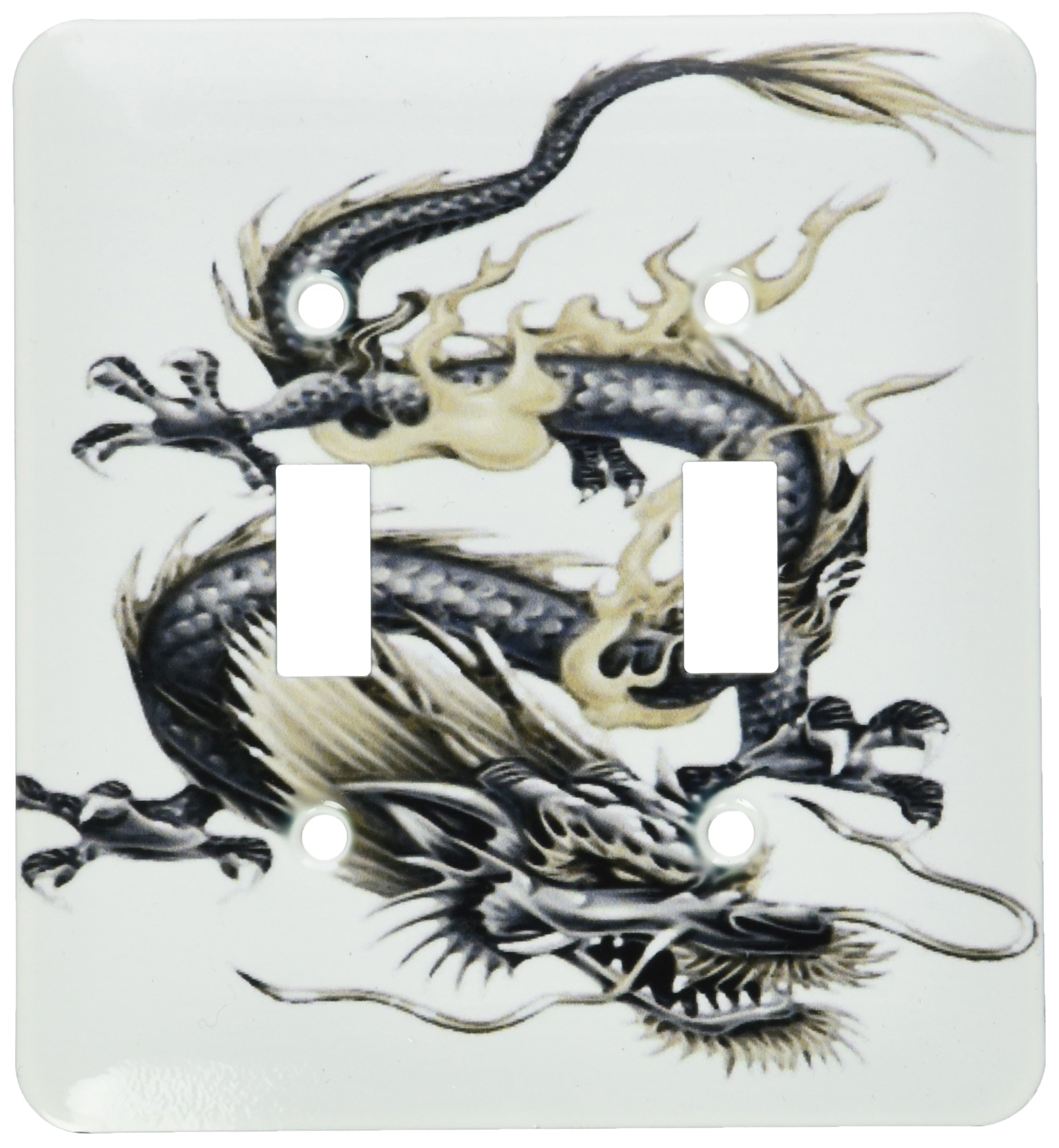 Interrupteur dragon chinois pour salon et chambre asiatique