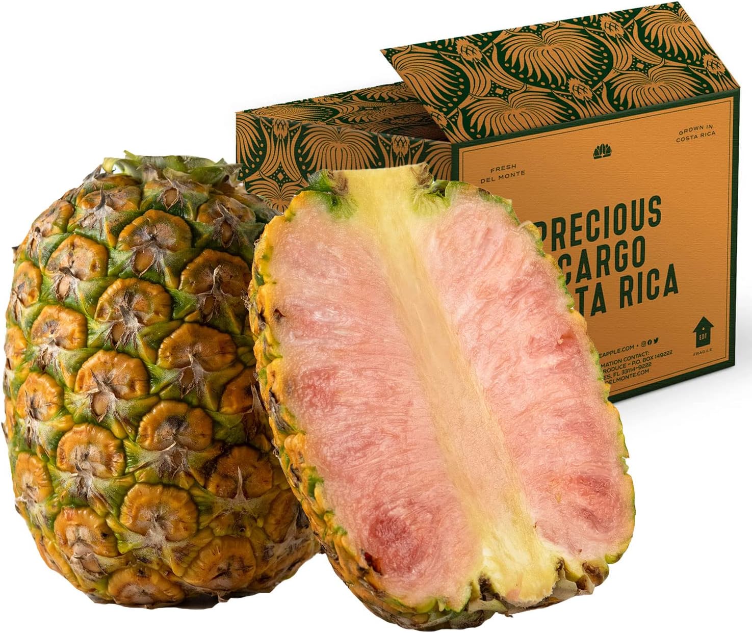 Melissa’s Produce Pinkglow® Pineapple – Fresh, Naturally Pink Pineapple with Sweet Tropical Flavor – Packed with Lycopene & Vitamin C – Grown in Costa Rica, Hand Selected