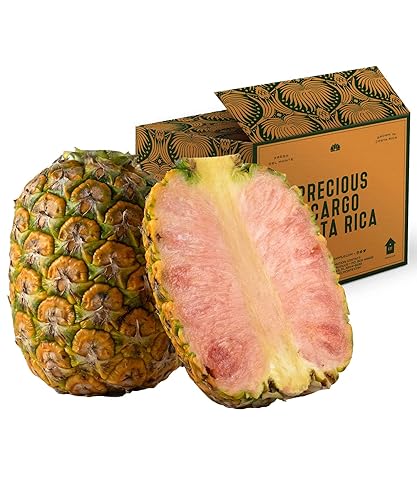 Melissa's Produce Pinkglow® Piña - Piña fresca y naturalmente rosa con sabor tropical dulce - Repleta de licopeno y vitamina C - Cultivada en Costa