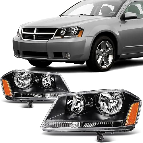 Miniatura 18 de SCITOO Faros delanteros para Jeep Grand Cherokee 1999-2004, carcasa cromada, reflector ámbar, lente transparente, lado del conductor y del pasajero