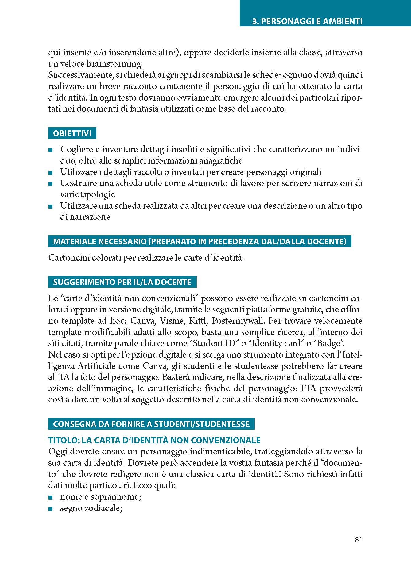 Idee creative per la scrittura. Tecniche e attività per la Scuola secondaria, anche con l'IA (Insegnare nel XXI secolo)