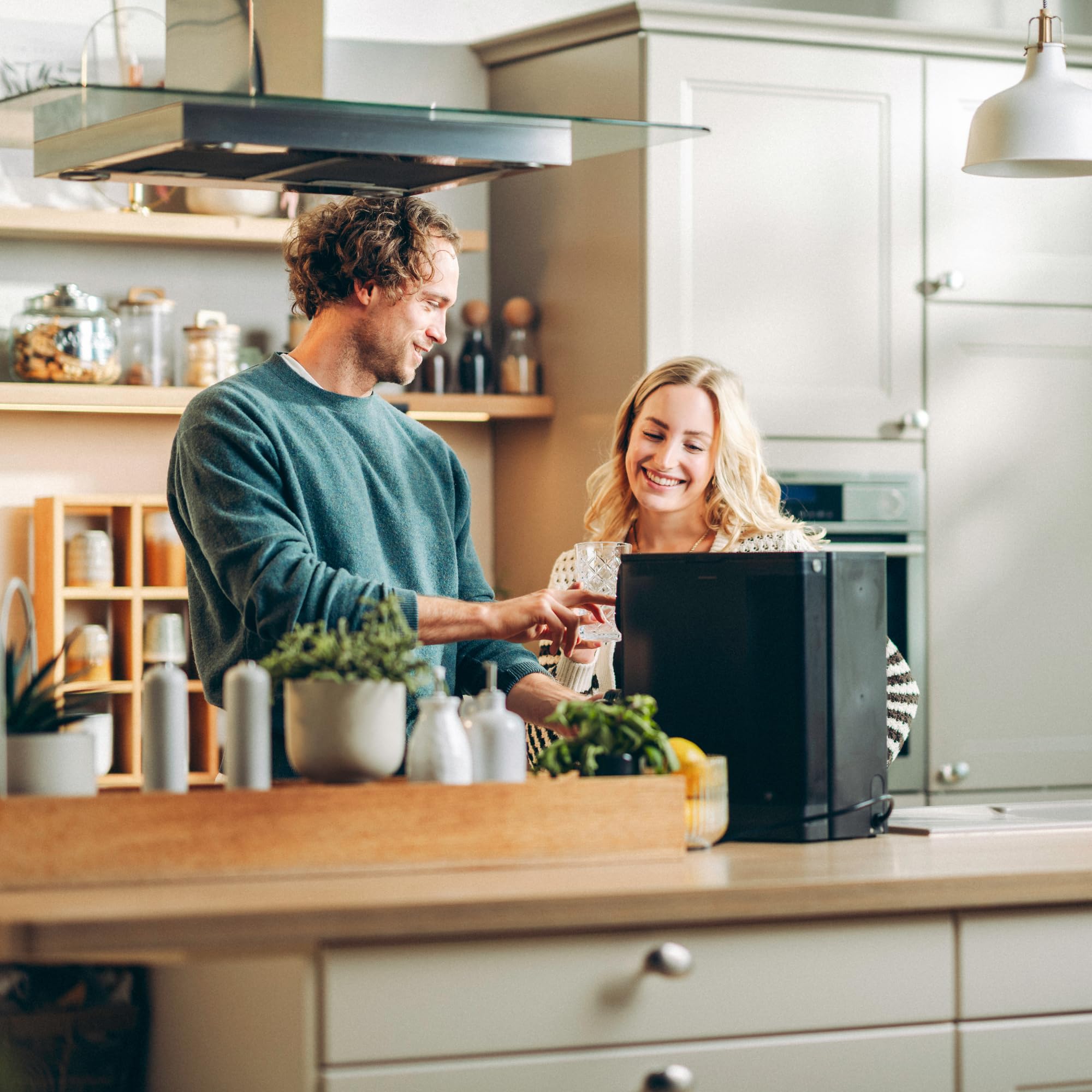 OsmoFresh Fusion Air Auftisch Osmoseanlage Heißwasserspender 3-Fach UV-C LED TÜV zertifiziert