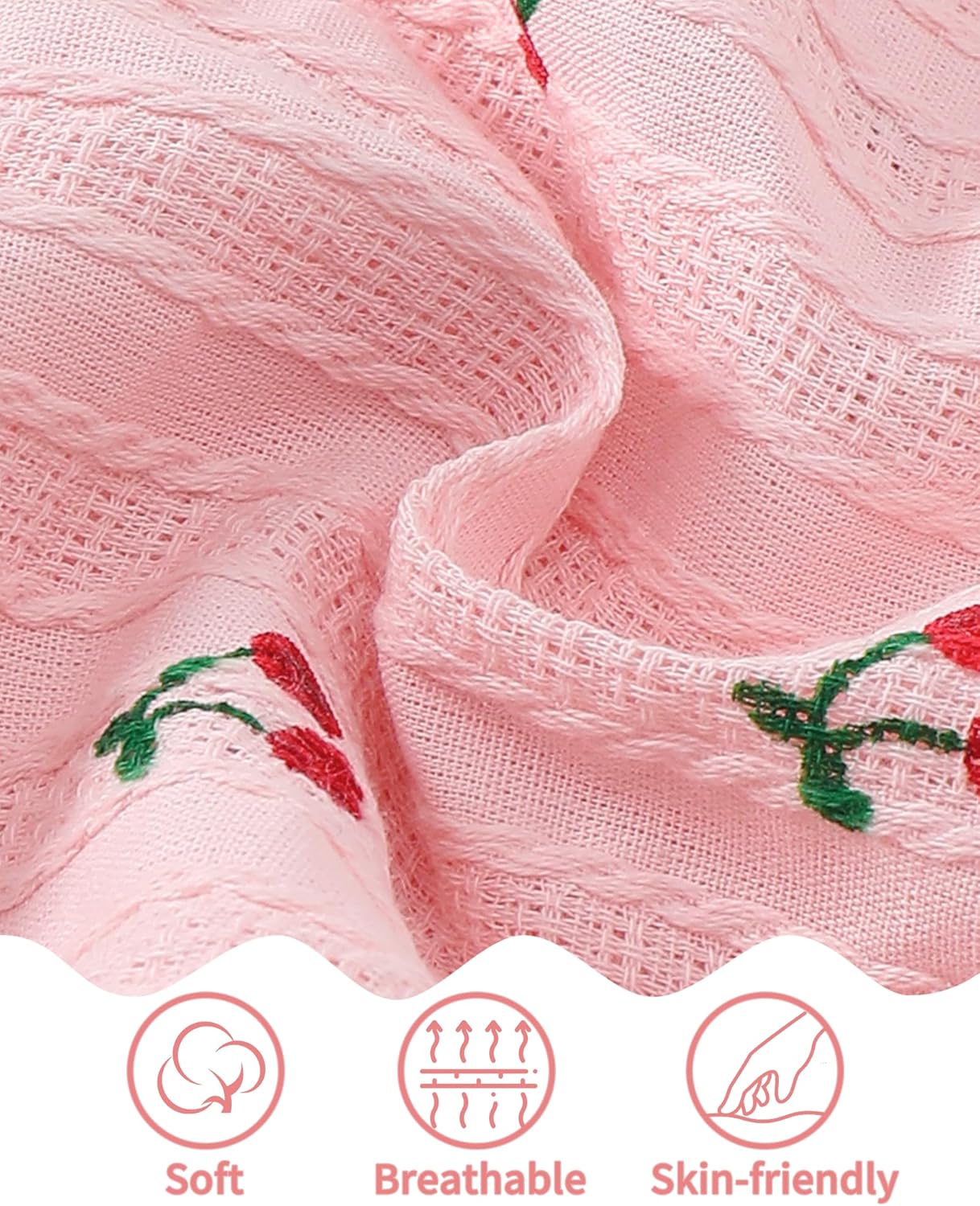 Mioglrie Baby Girl Clothes Toddler Girl Clothes Ruffle Tops Short Sets Summer Outfits 3 6 12 18 24 Months Baby Girls - Image 6