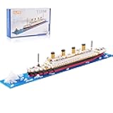 Micro Mini Blocks Building Set Architecture Titanic Cruise Ship Modle Kit, a DIY Mini Bricks for Adults and Toys Presents for Kids 1872 PCS