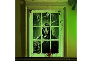 TISTON Halloween Window Cover Curtain