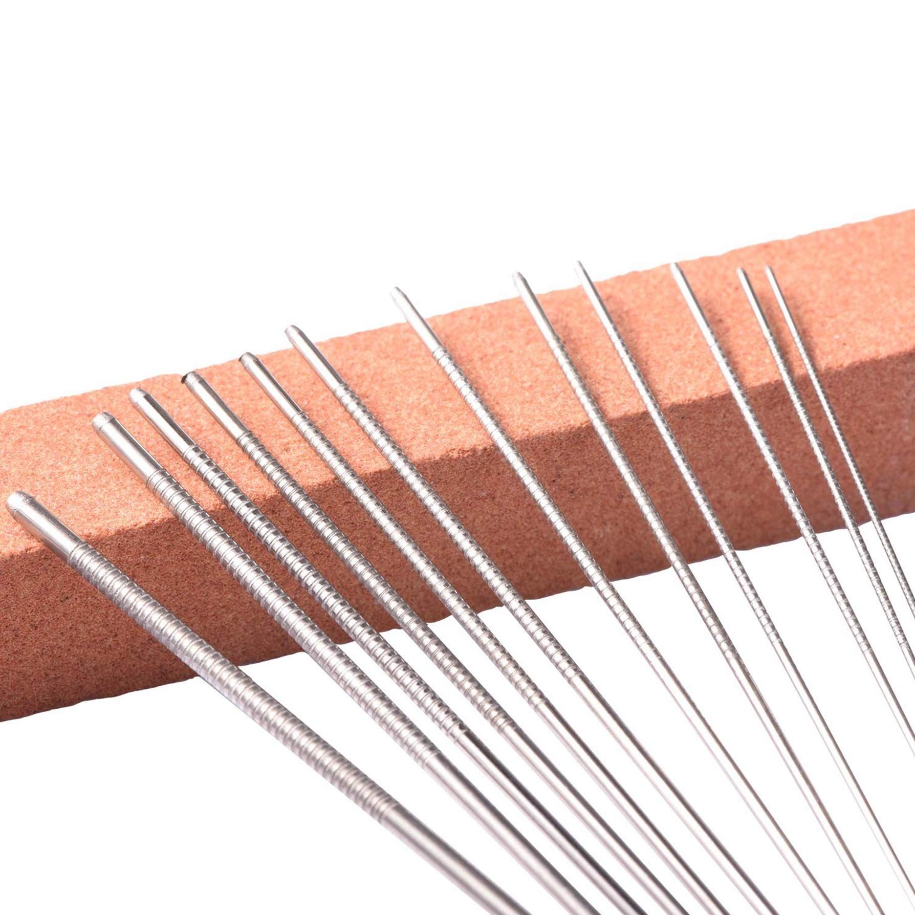 thumbnail image 2 of Guitar Bridge Saddle Nut Files Set, 13 Needles Kit Accessory Stainless Steel For Filing String Slots Into Nuts And Bridges, Suitable For Guitar And 2 of 10