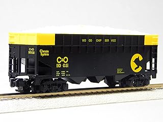 LIONEL AMERICAN FLYER CHESSIE SYSTEM (C&O) WOOD CHIP HOPPER #110013 S GAUGE