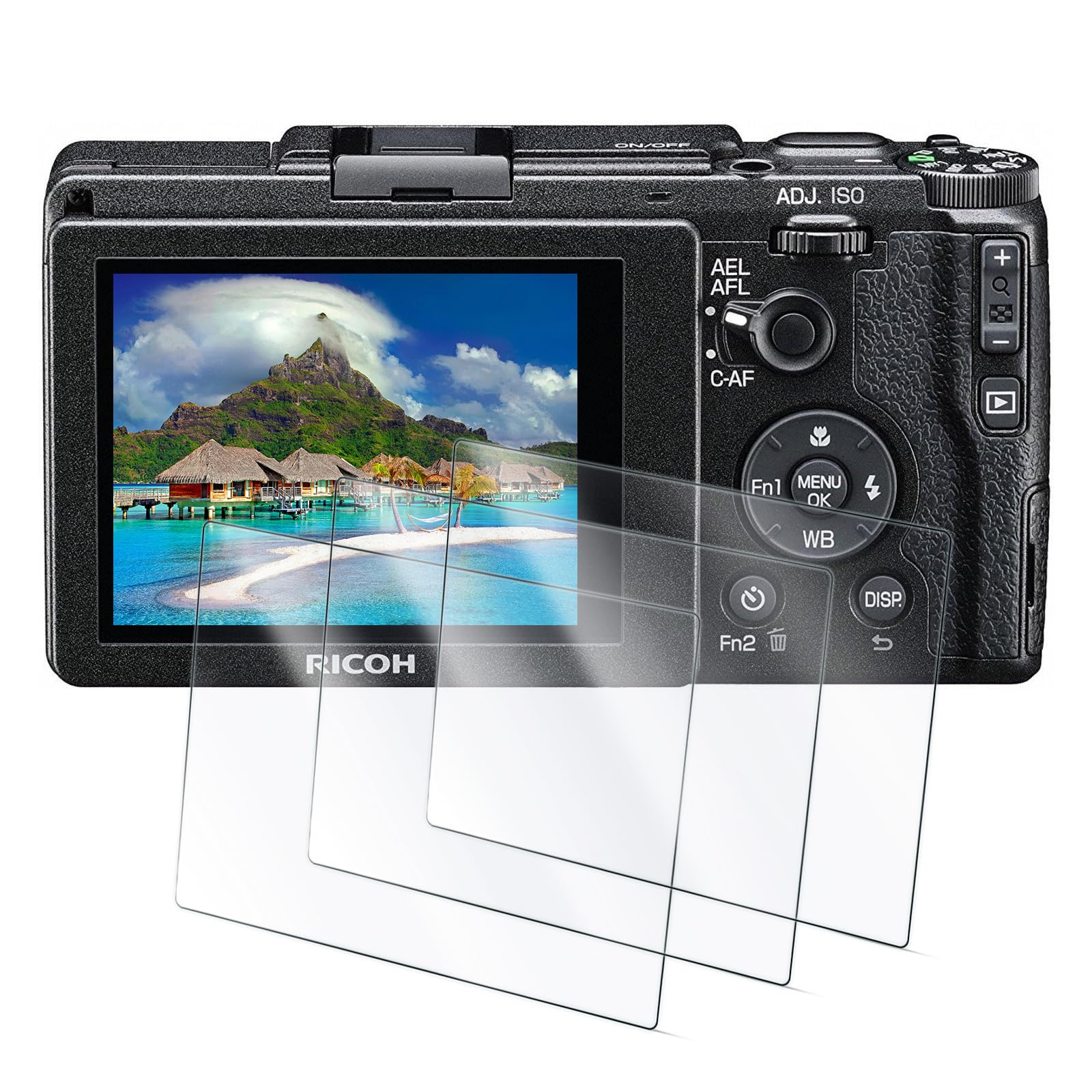 Amazon.com: Rieibi (3 Packs) Screen Protector for Ricoh GR GRII